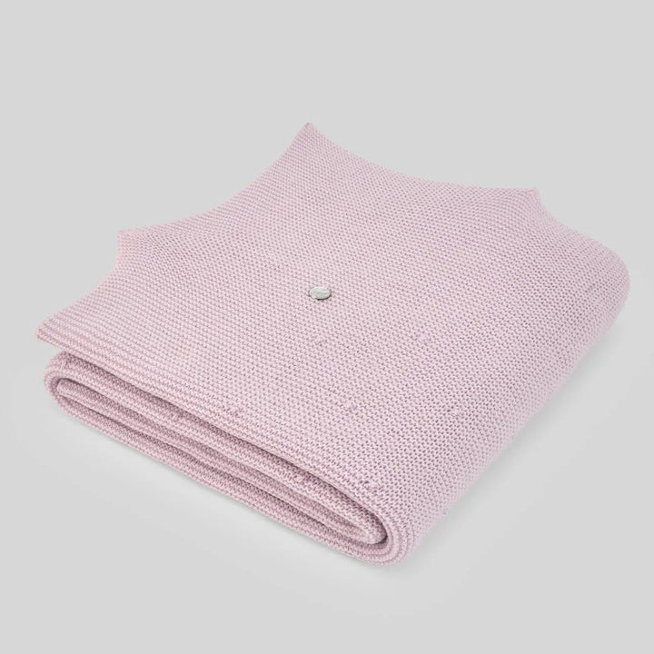 Blue Almonds Ltd KNIT NEWBORN SHAWL ERIZOS - Mauve Paz Rodriguez
