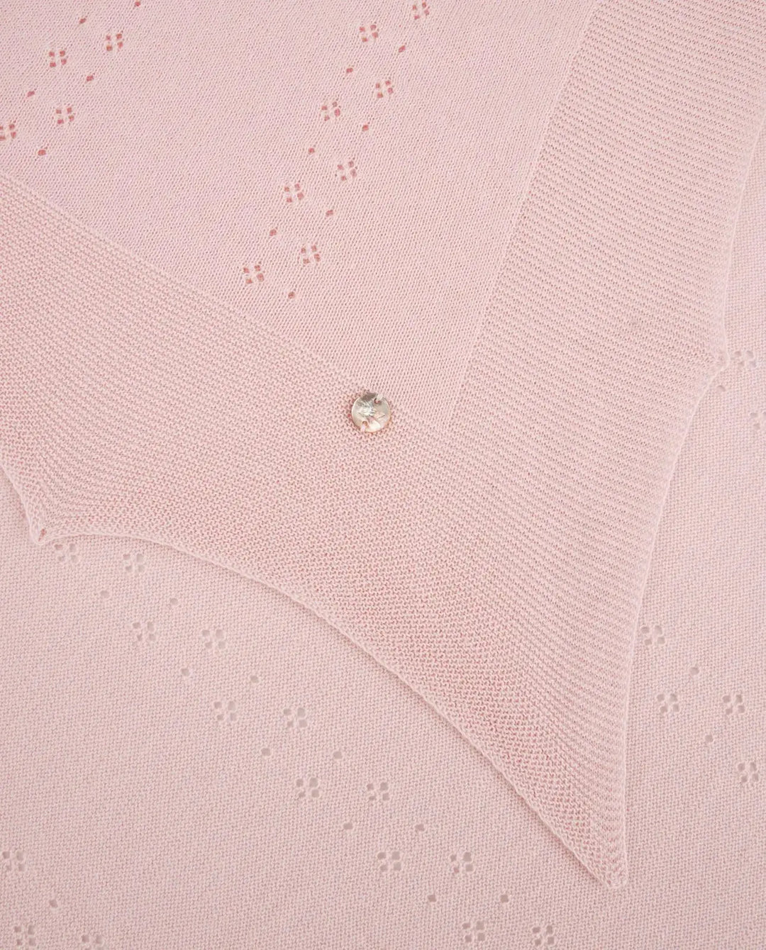 Blue Almonds Ltd KNIT NEWBORN SHAWL ESSENTIA V26 - Pastel Pink Paz Rodriguez