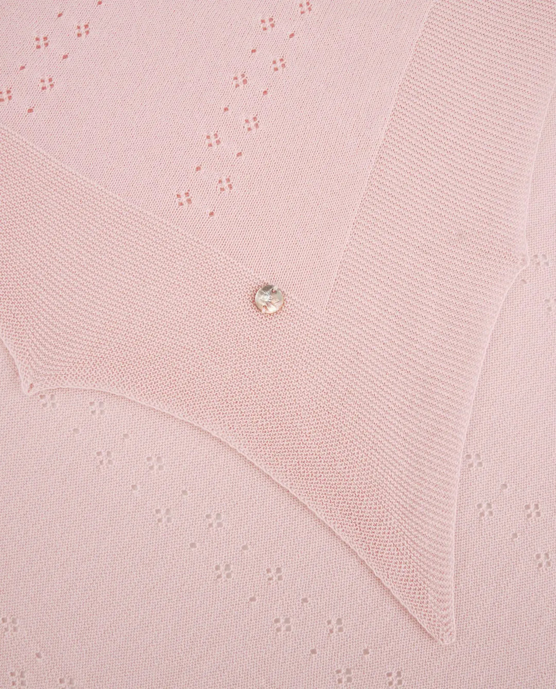 Blue Almonds Ltd KNIT NEWBORN SHAWL ESSENTIA V26 - Pastel Pink Paz Rodriguez