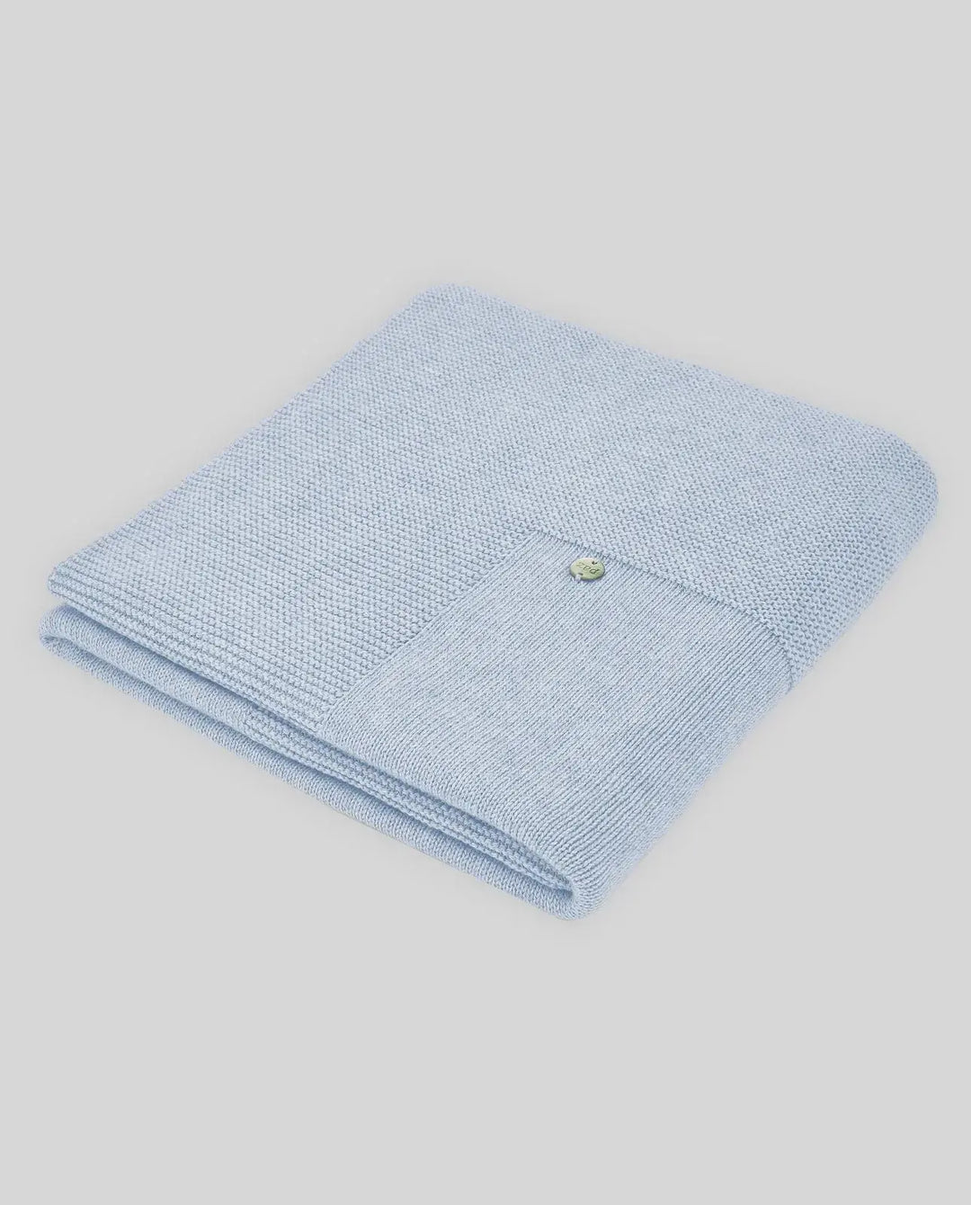 Blue Almonds Ltd KNIT NEWBORN SWEATER REGALO OI 25-26 - Chalk Blue/Cream Paz Rodriguez