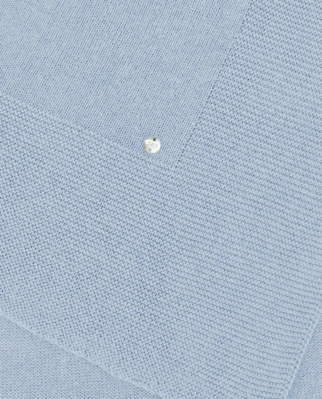 Blue Almonds Ltd KNIT NEWBORN SWEATER REGALO OI 25-26 - Chalk Blue/Cream Paz Rodriguez