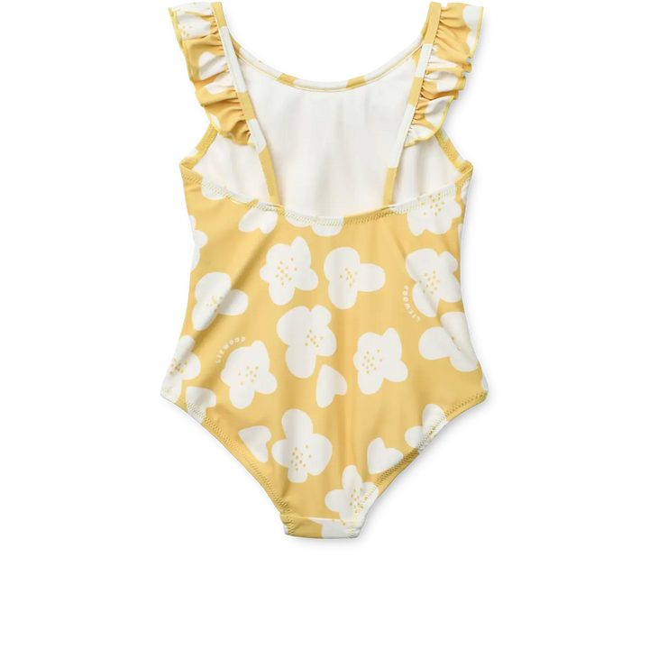 Blue Almonds Ltd Kallie Printed Swimsuit - Flower / Lemon yellow - GIRL LIEWOOD