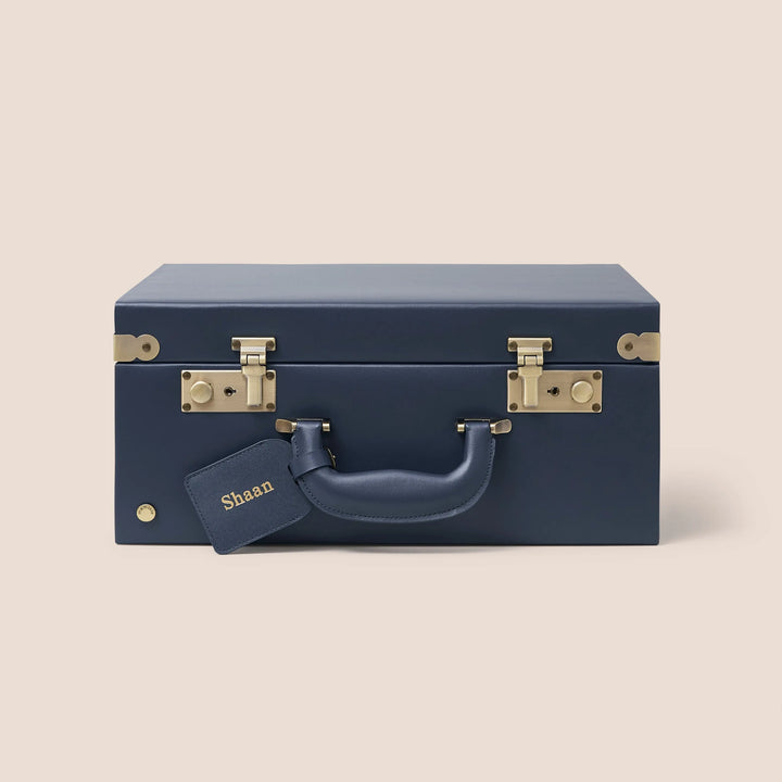 Blue Almonds Ltd Keepsake Memory Case - Navy: By meminio Meminio