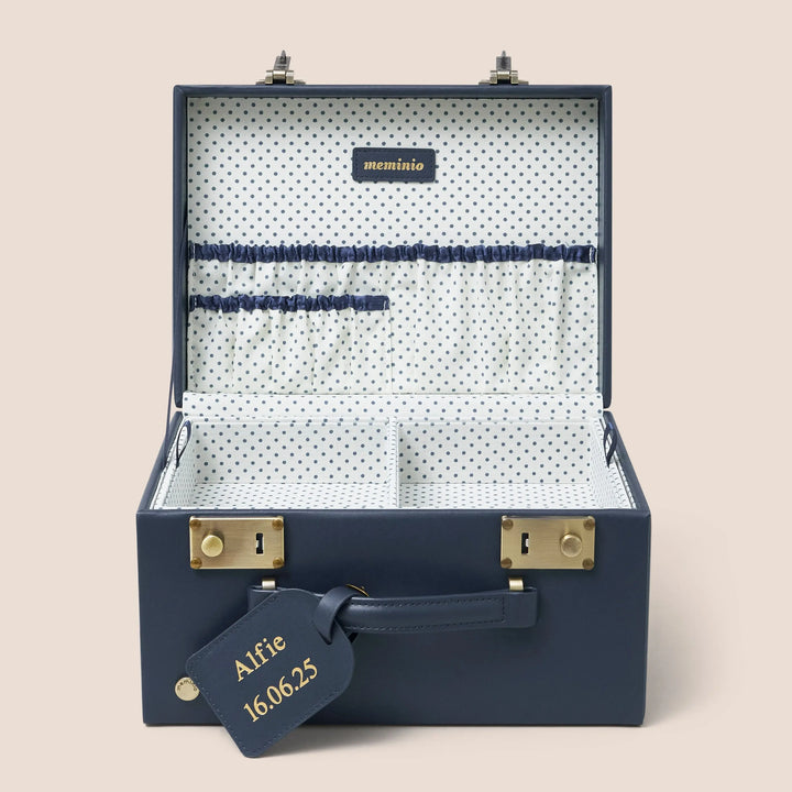 Blue Almonds Ltd Keepsake Memory Case - Navy: By meminio Meminio