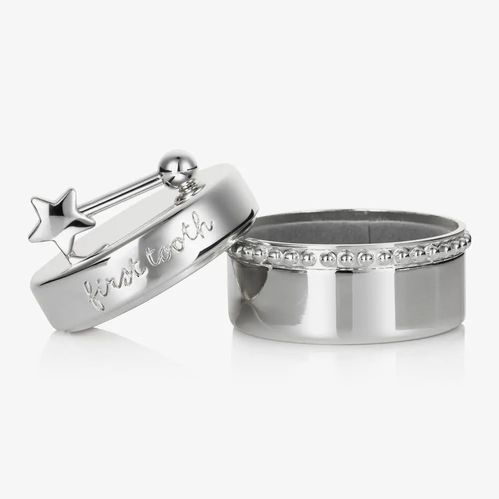 Blue Almonds Ltd Silver Plated Tooth Fairy Box BamBam Bam Bam
