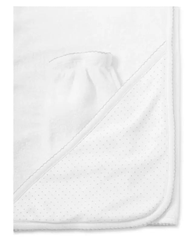 Blue Almonds Ltd Kissy Kissy Dots Towel with Mitt Kissy Kissy