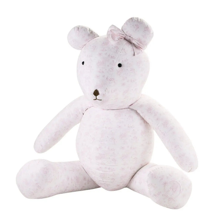 Blue Almonds Ltd Large Teddy Bear Theophile- Pink Garden Party Theophile & Patachou