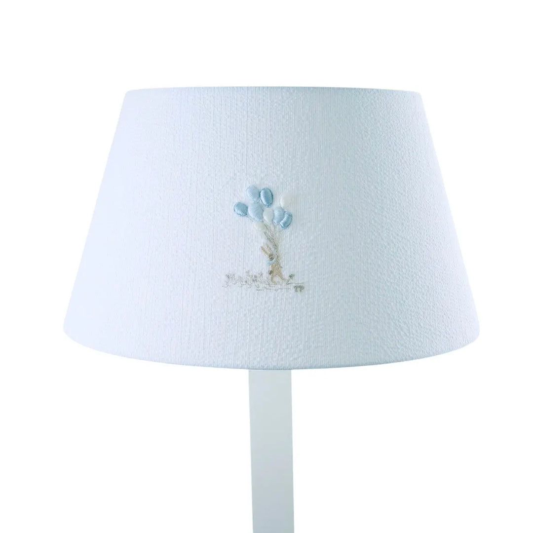 Blue Almonds Ltd Large lampshade embroidered - Blue Garden Party Theophile & Patachou