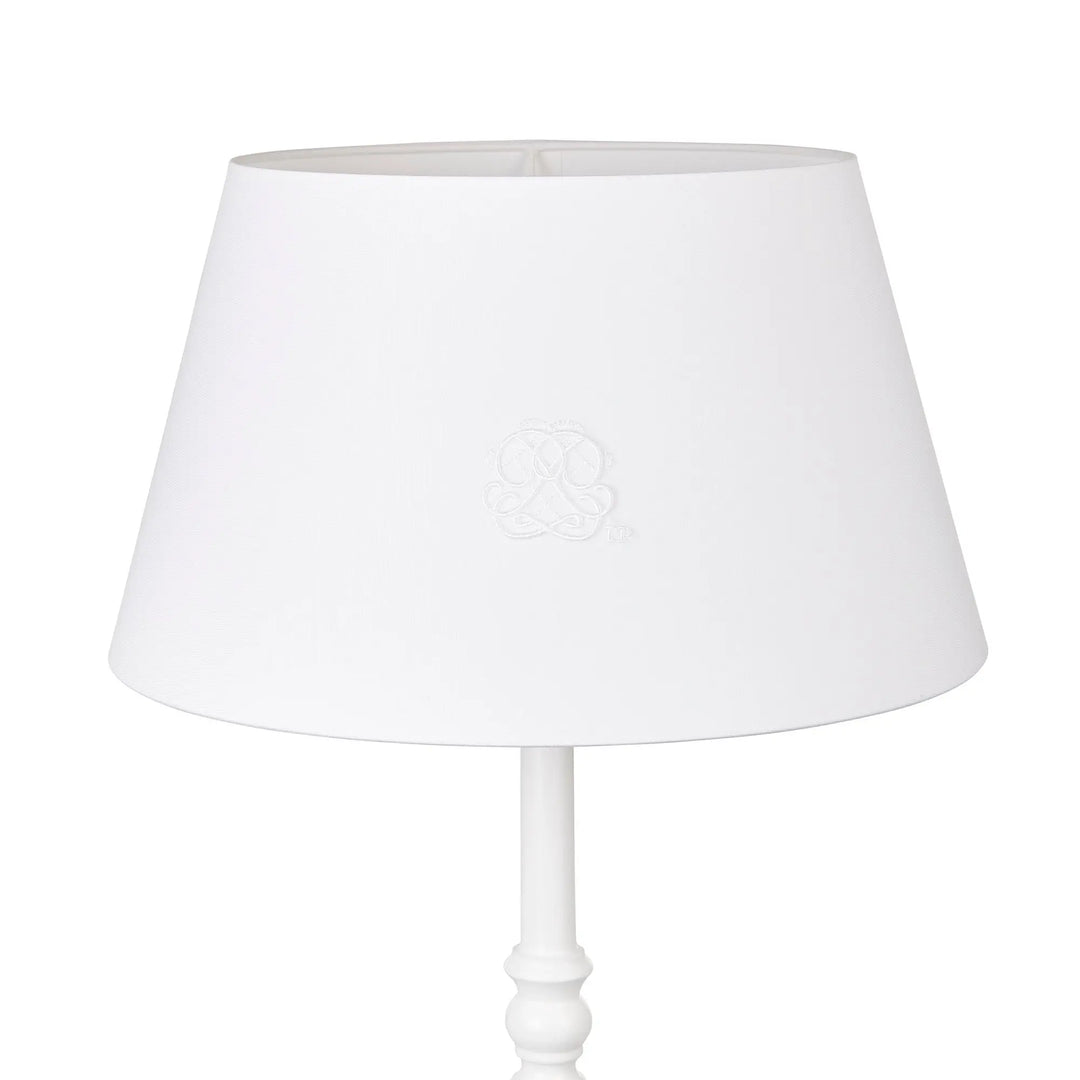 Blue Almonds Ltd Large lampshade embroidered - Cotton White Theophile & Patachou