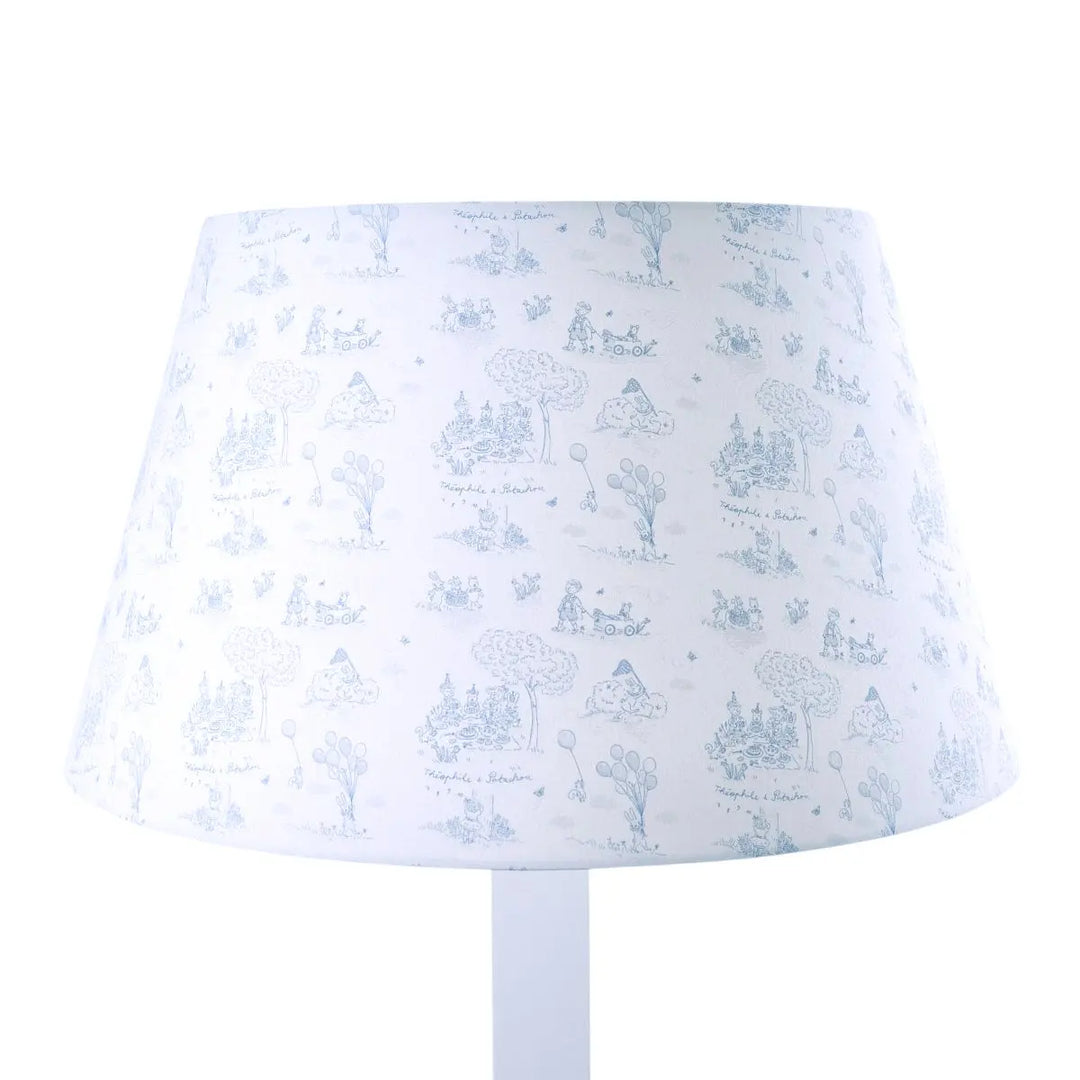 Blue Almonds Ltd Large lampshade printed - Blue Garden Party Theophile & Patachou