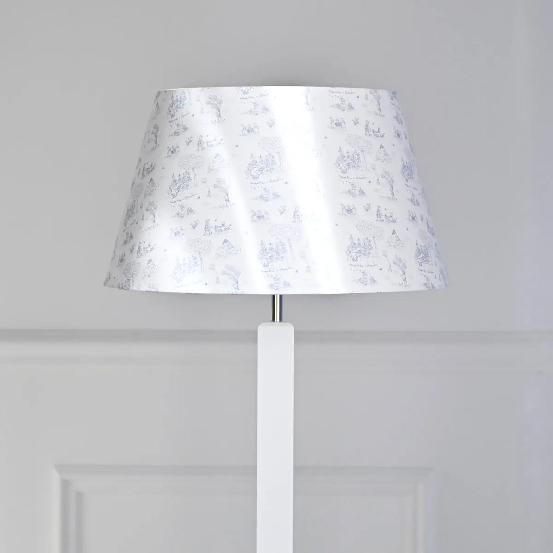 Blue Almonds Ltd Large lampshade printed - Blue Garden Party Theophile & Patachou