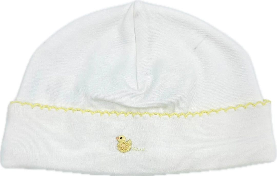 Blue Almonds Ltd Baby embroidered hat - Duck Lyda Baby