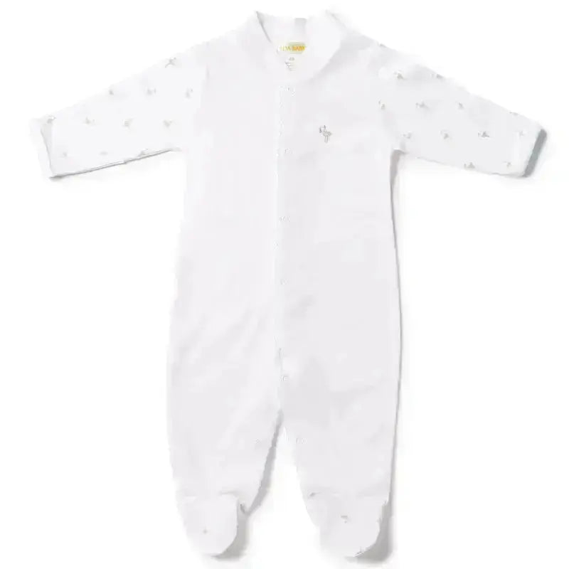 Blue Almonds Ltd Boys babygrow  -Stork blue Lyda Baby