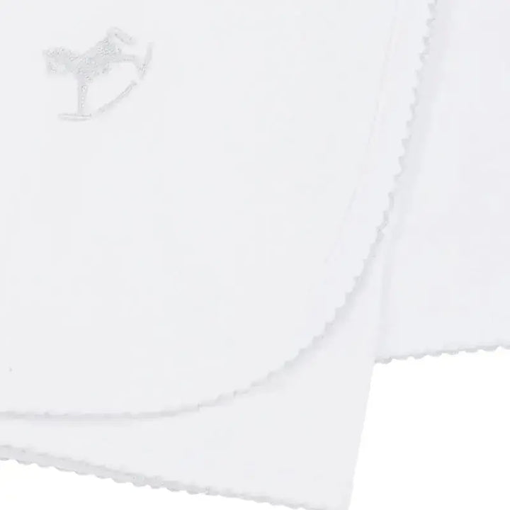 Blue Almonds Ltd Signature rocking horse blanket grey Blue Almonds x Kissy Kissy