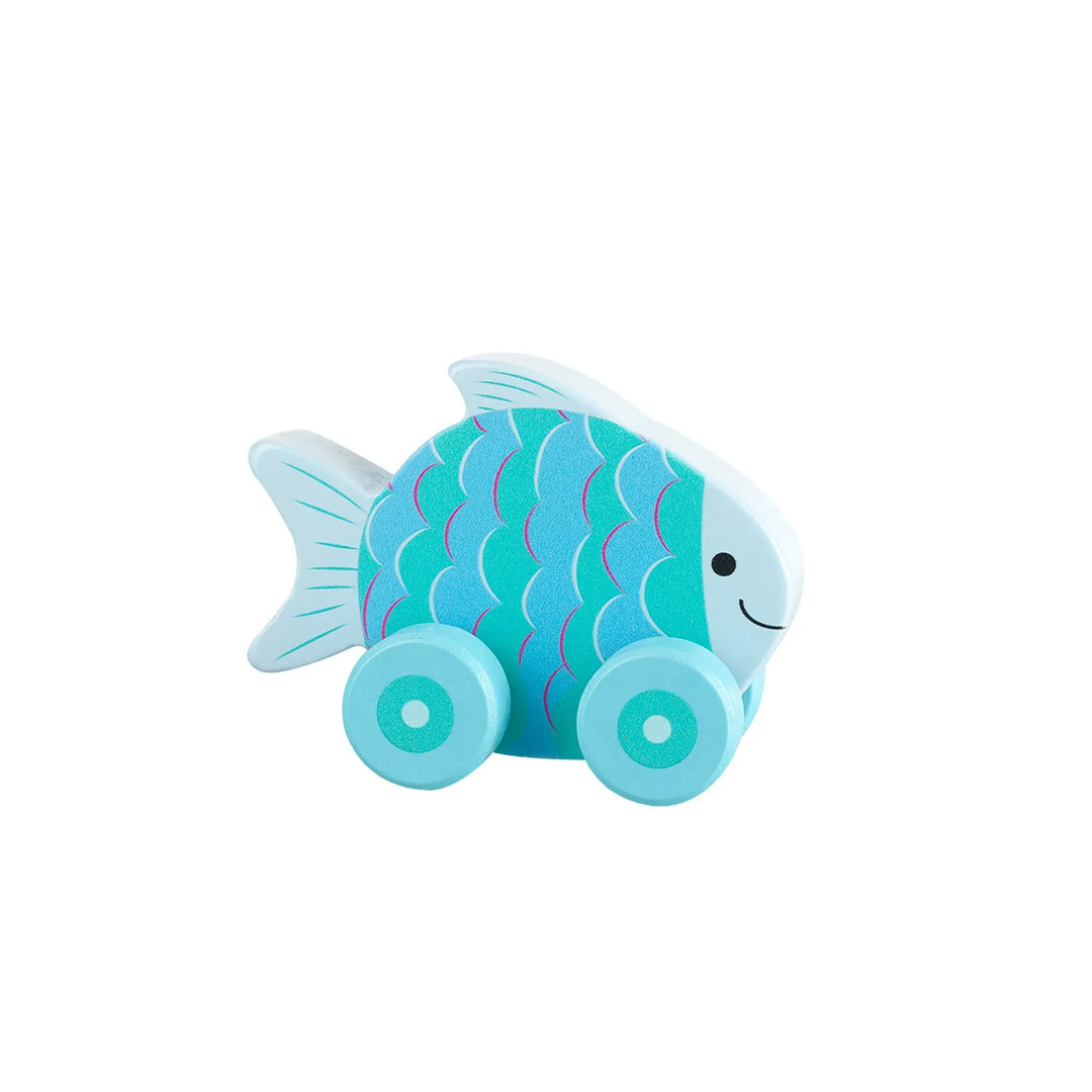 Blue Almonds Ltd Fish First Push Toy Orange Tree Toys