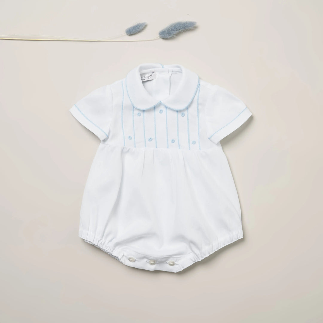 Blue Almonds Ltd Baby Boys Romper Suit 'Angelo' Piccola Giuggiola