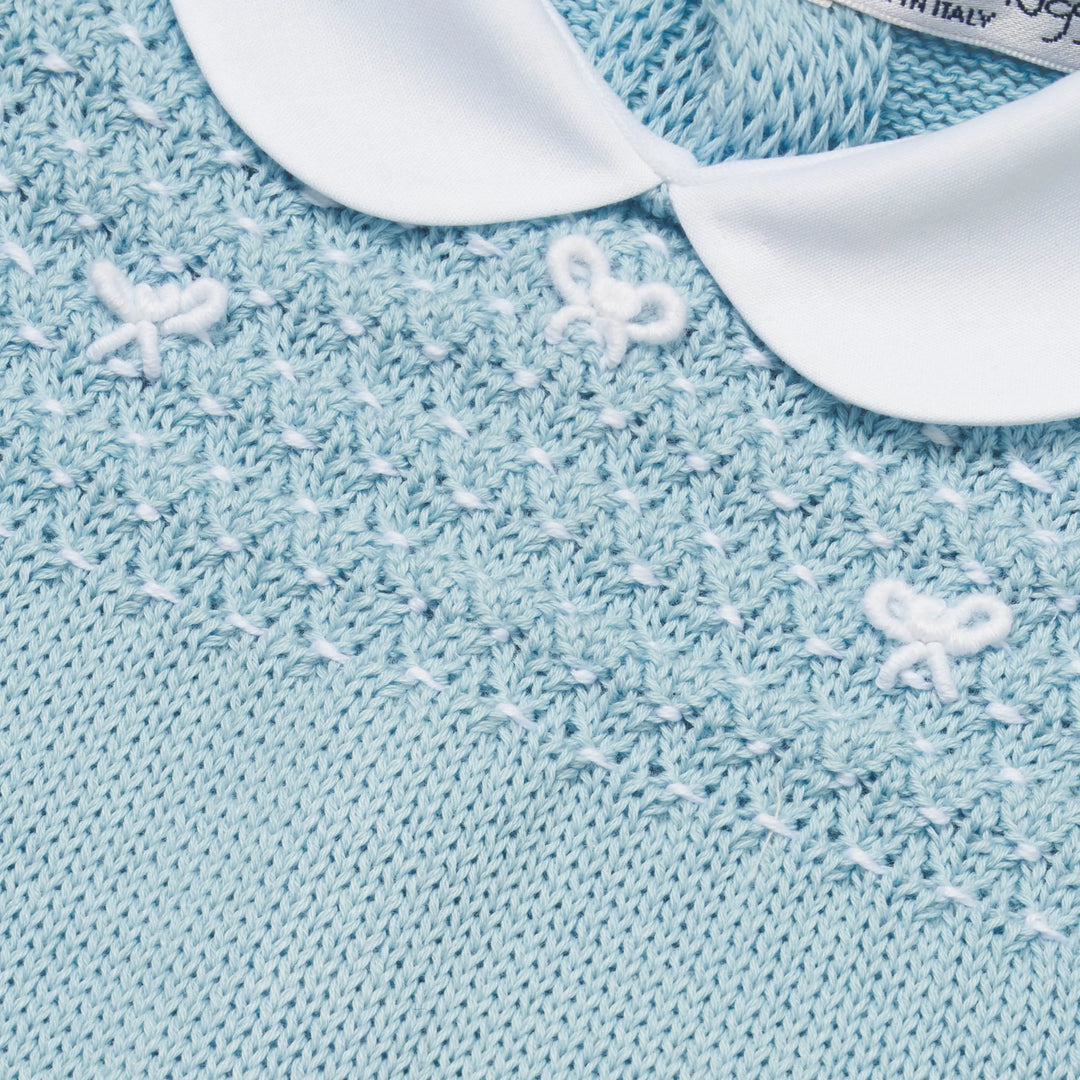 Blue Almonds Ltd Baby boys knitted layette gift 'Mio Caro' Piccola Giuggiola
