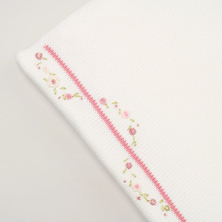 Blue Almonds Ltd Baby girls knitted layette gift 'Piccola Rosa' Piccola Giuggiola