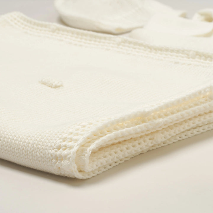 Blue Almonds Ltd Baby knitted layette gift 'Eleganza' Piccola Giuggiola