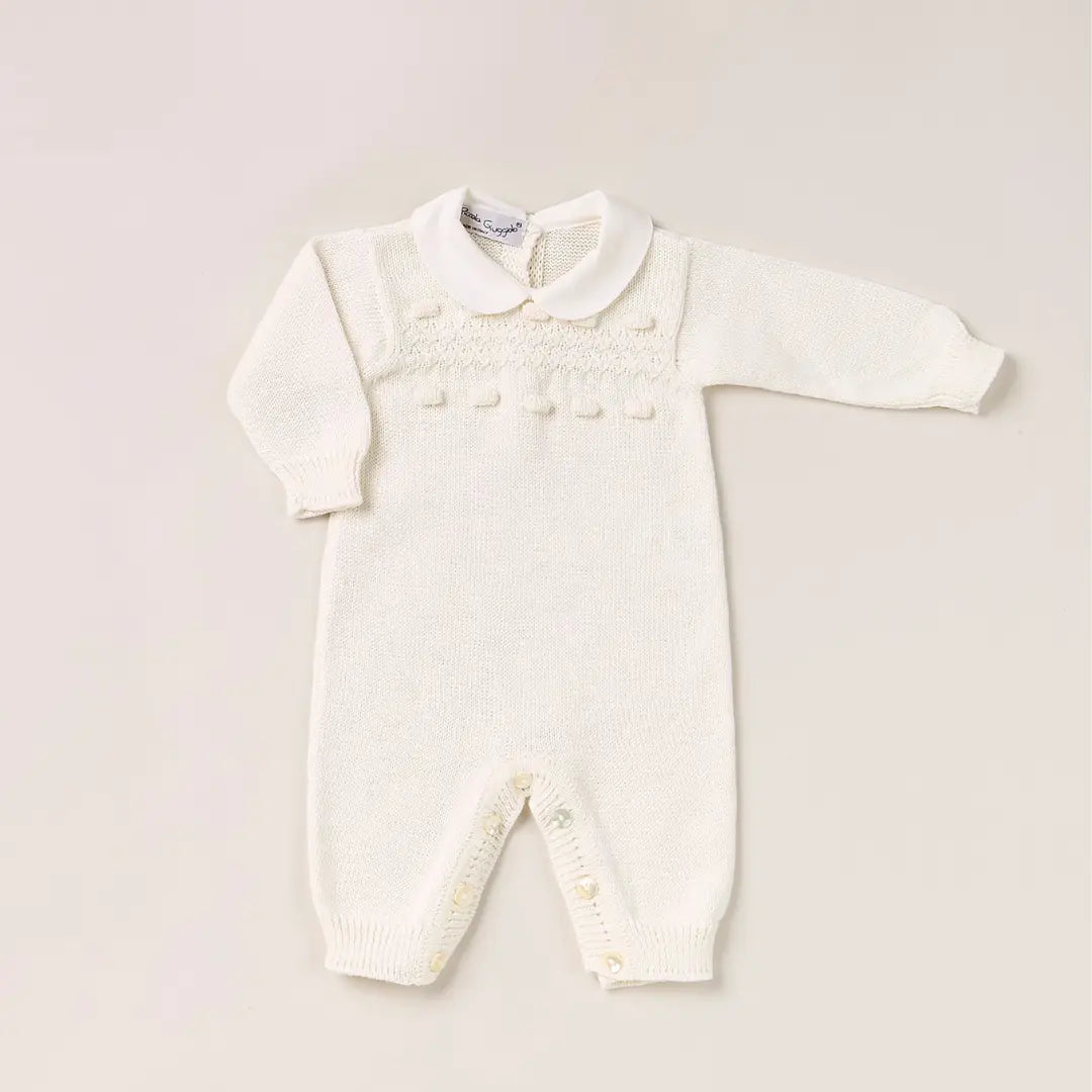 Blue Almonds Ltd Baby knitted layette gift 'Eleganza' Piccola Giuggiola