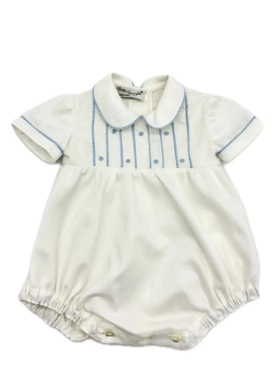Blue Almonds Ltd Baby Boys Romper Suit 'Angelo' Piccola Giuggiola