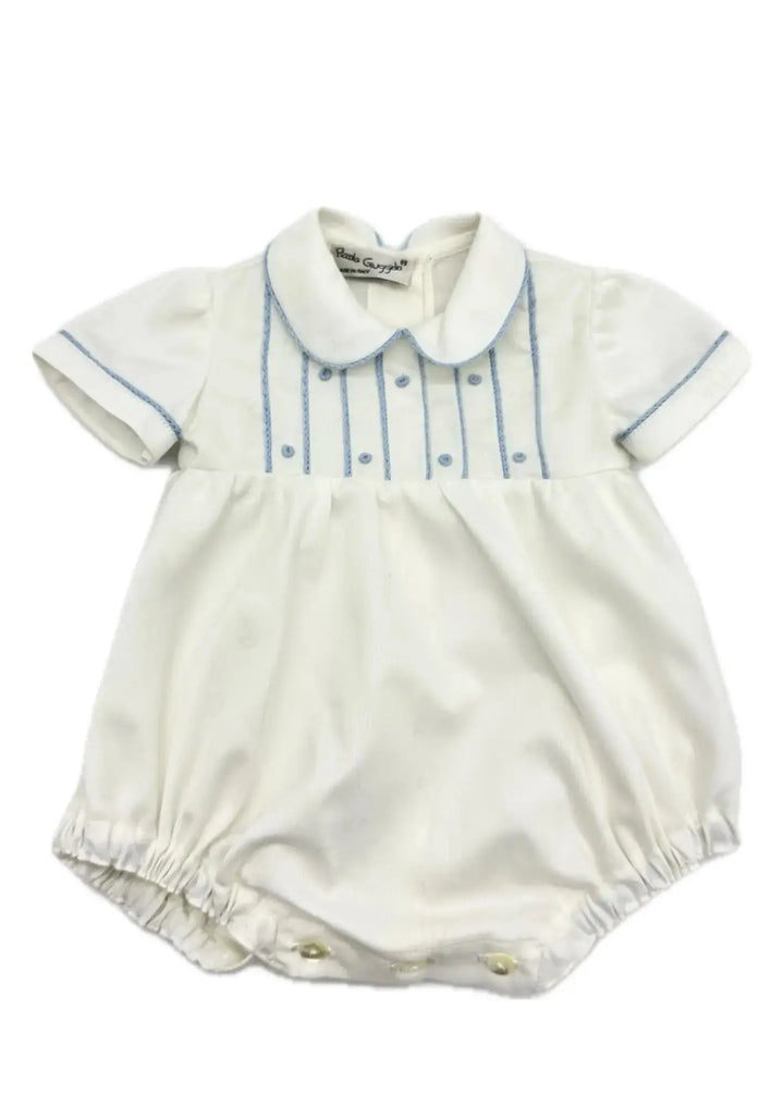 Blue Almonds Ltd Baby Boys Romper Suit 'Angelo' Piccola Giuggiola