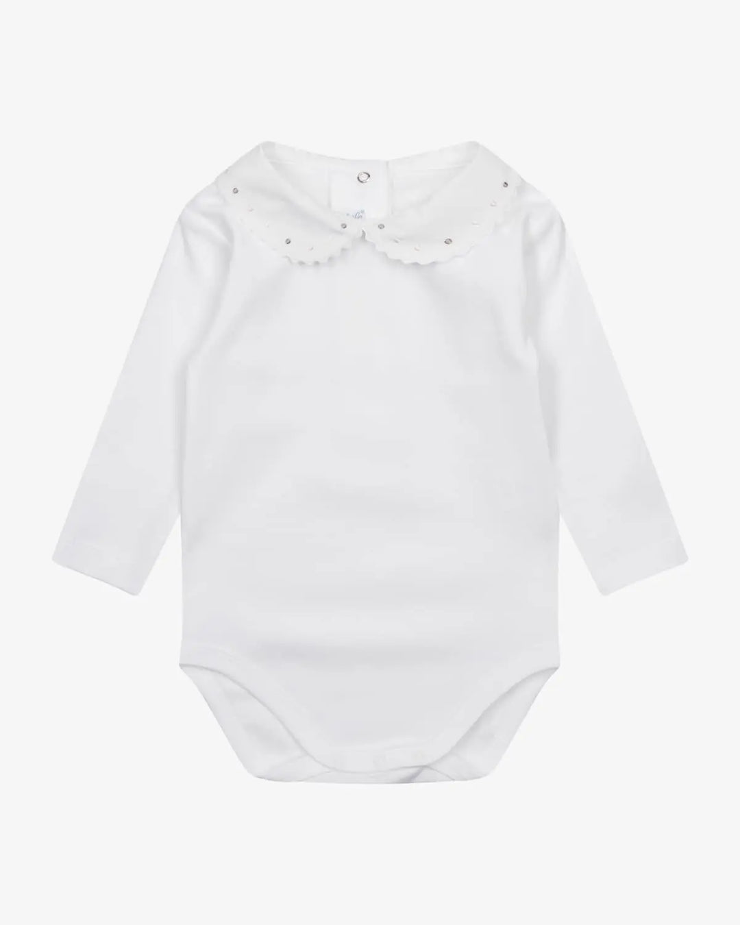Blue Almonds Ltd Long Sleeve Body with Rose Embroidery Frilo