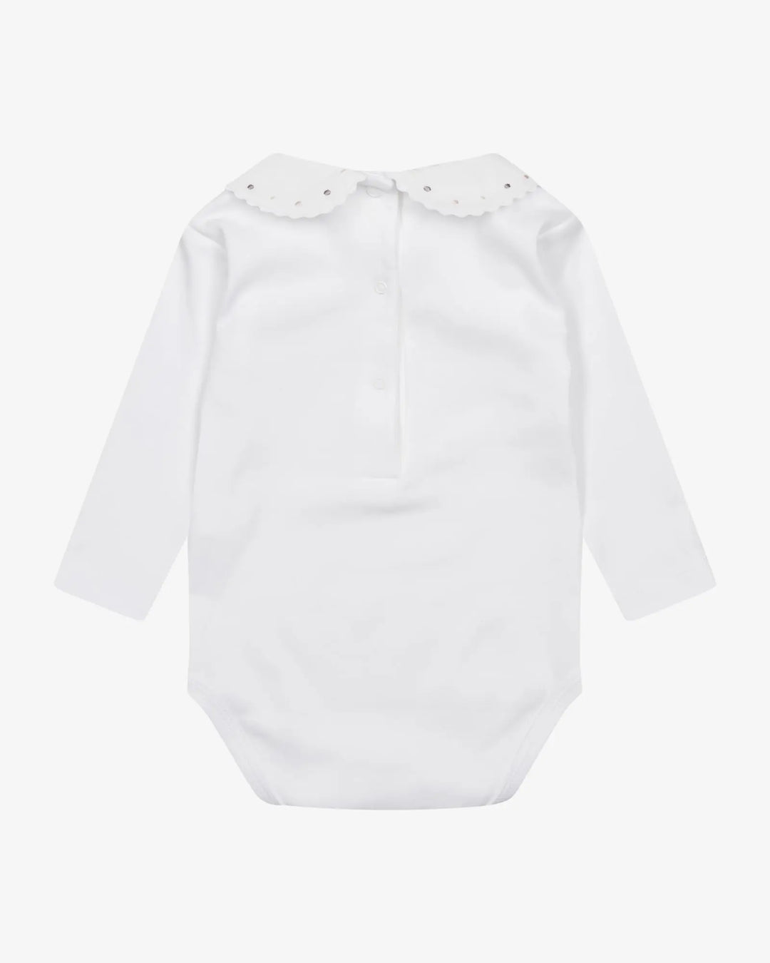 Blue Almonds Ltd Long Sleeve Body with Rose Embroidery Frilo