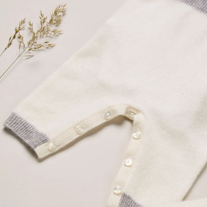Blue Almonds Ltd Luxury Cashmere Keepsake Baby Gift Set - Neutral Blue Almonds