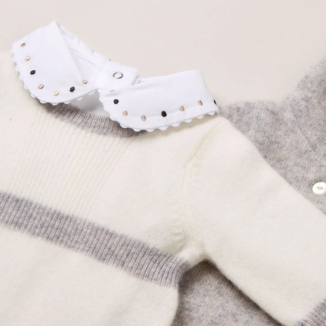 Blue Almonds Ltd Luxury Cashmere Keepsake Baby Gift Set - Neutral Blue Almonds