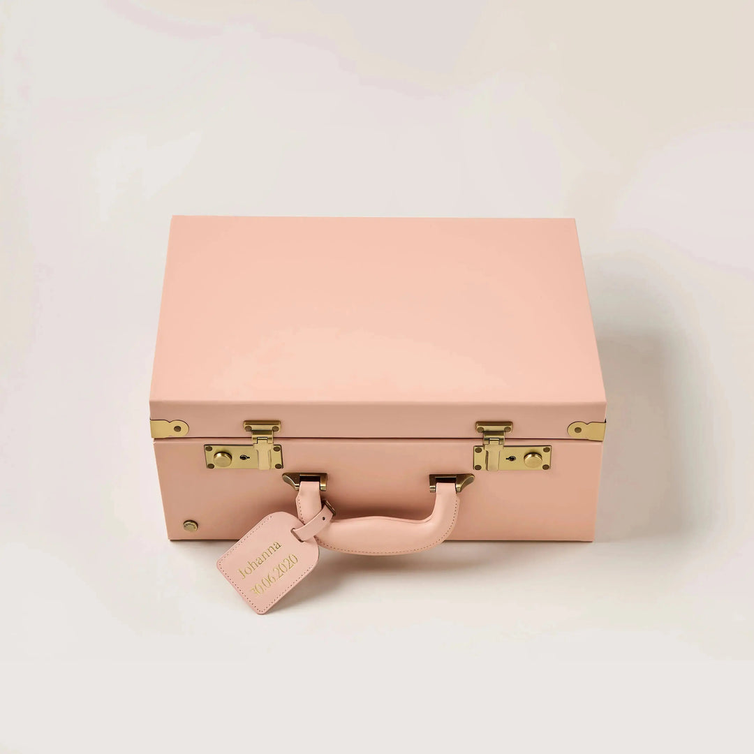 Blue Almonds Ltd Elegance Keepsake Baby Gift Set – Pink Blue Almonds