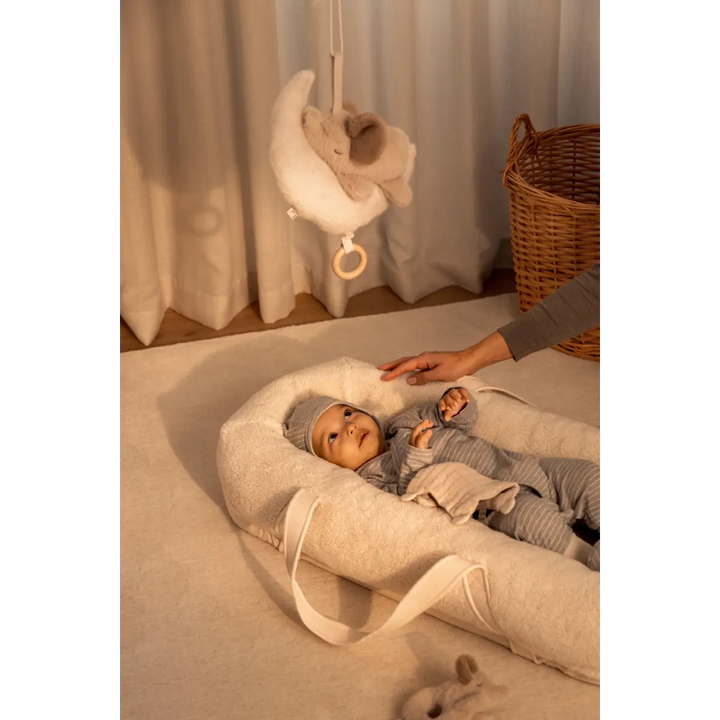 Blue Almonds Ltd Mandy Baby Elephant Music Mobile LIEWOOD