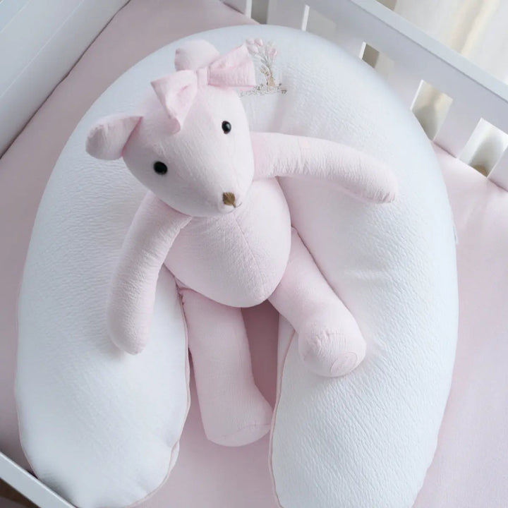 Blue Almonds Ltd Maternity pillow - Padded - Pink Garden Party Theophile & Patachou