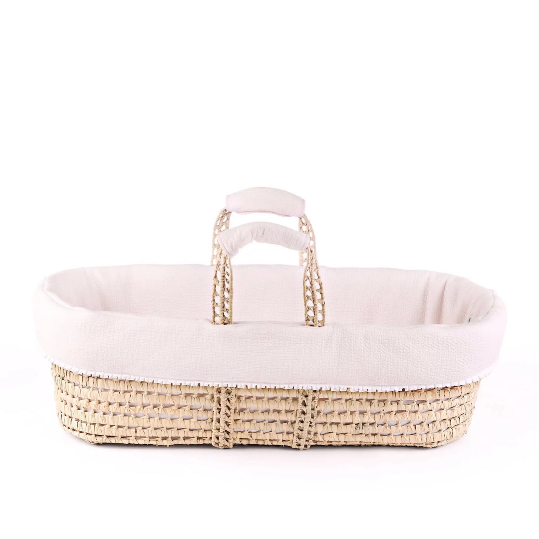 Blue Almonds Ltd Moses Basket - Cotton Pink Theophile & Patachou