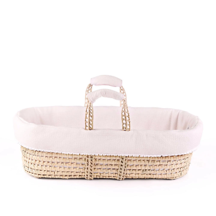 Blue Almonds Ltd Moses Basket - Cotton Pink Theophile & Patachou