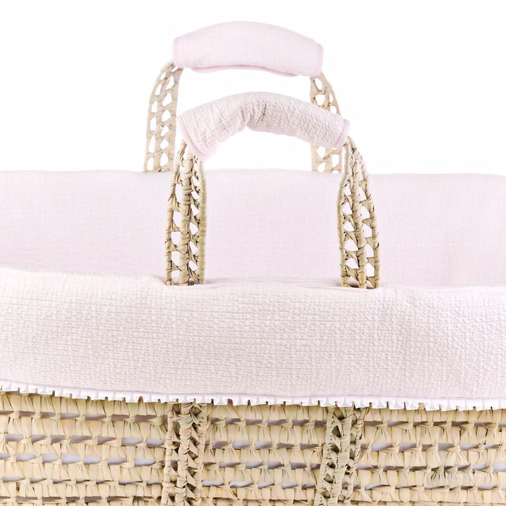 Blue Almonds Ltd Moses Basket - Cotton Pink Theophile & Patachou