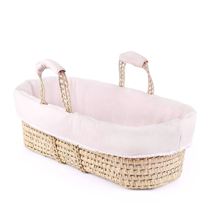 Blue Almonds Ltd Moses Basket - Cotton Pink Theophile & Patachou