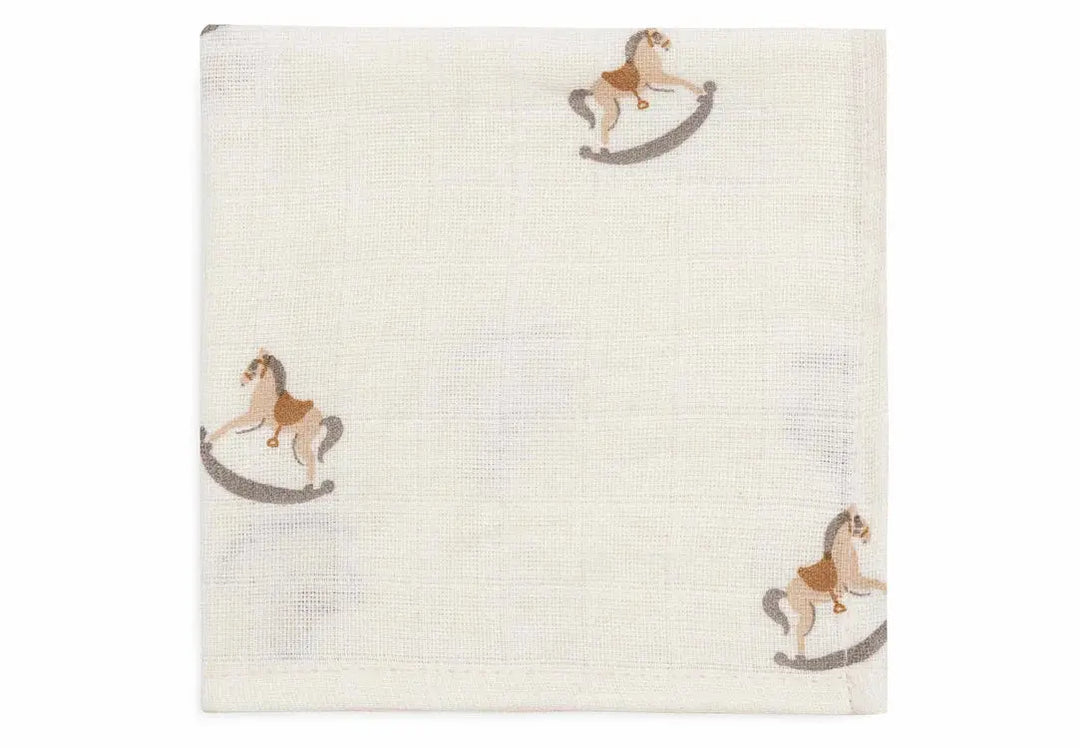 Blue Almonds Ltd Mouth Cloth Muslin - Nostalgic Ride - 3 Pack Jollein