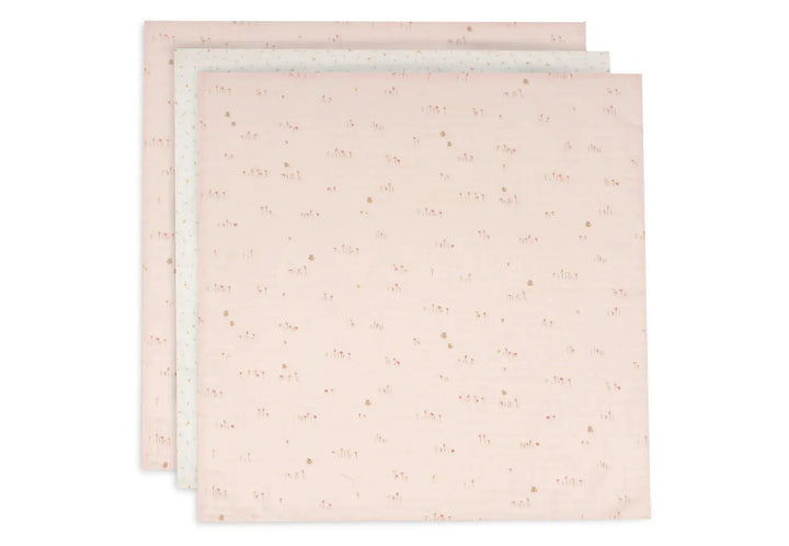 Blue Almonds Ltd Mouth Cloth Muslin - Pretty Picnic - 3 Pack Jollein