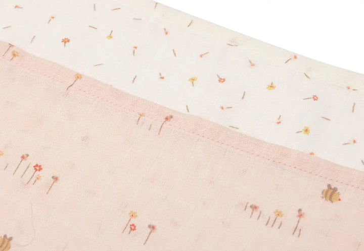 Blue Almonds Ltd Mouth Cloth Muslin - Pretty Picnic - 3 Pack Jollein