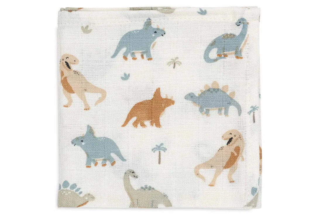 Blue Almonds Ltd Mouth Cloth Muslin - Roarsome  - 3 Pack Jollein