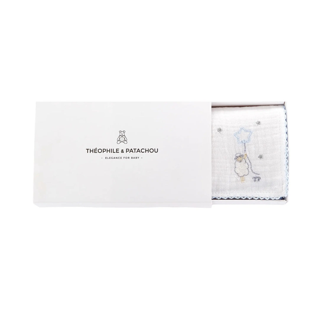 Blue Almonds Ltd Muslin Sheep BP rabbit - Blue Garden Party Theophile & Patachou