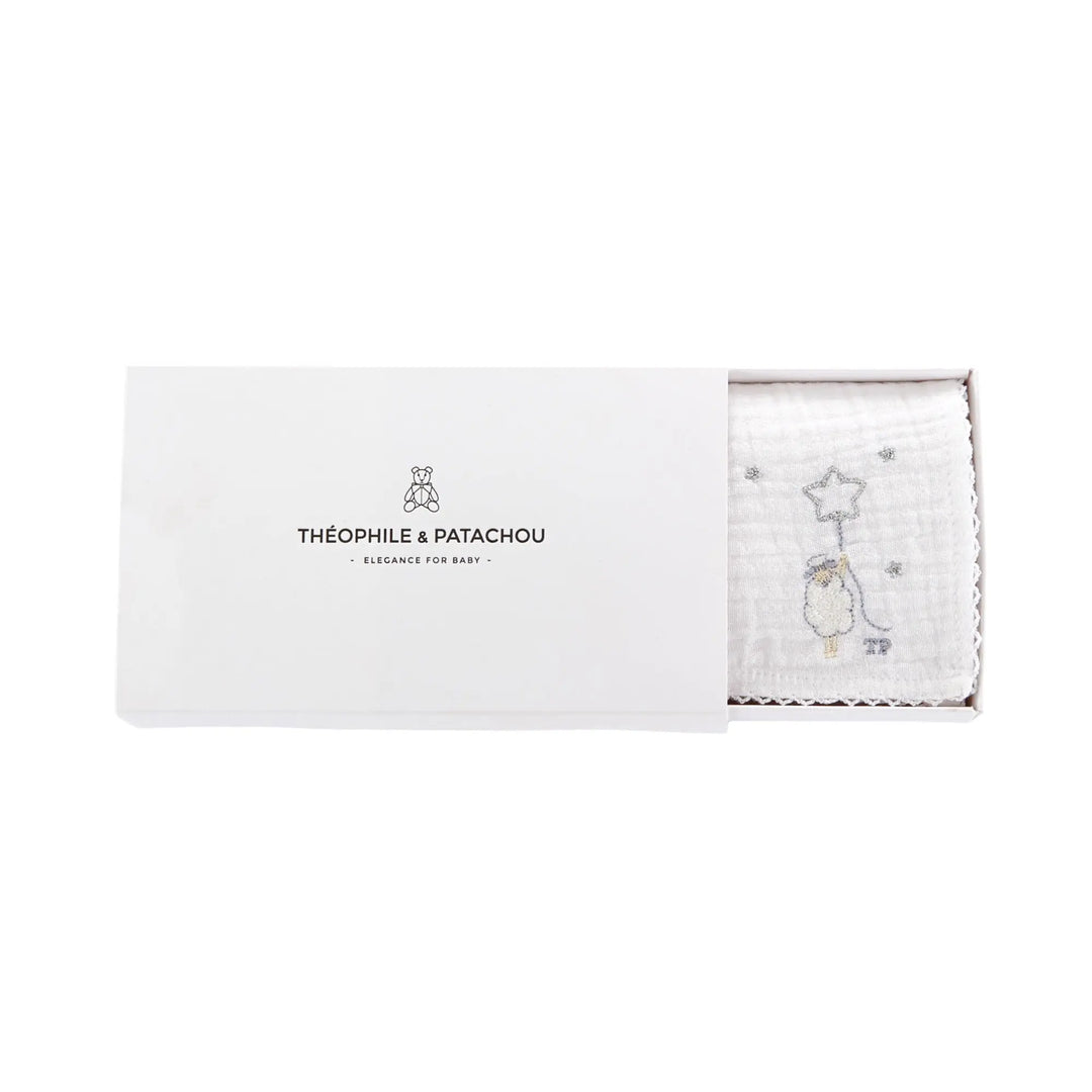 Blue Almonds Ltd Muslin Sheep PP rabbit - Pink Garden Party Theophile & Patachou