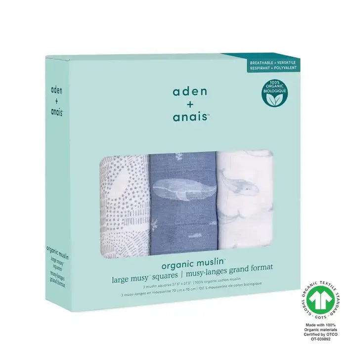Blue Almonds Ltd Musy 3-pack "oceanic" aden + anais