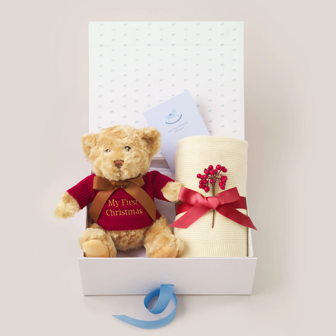 Blue Almonds Ltd My First Christmas Personalised Gift Set Blue Almonds