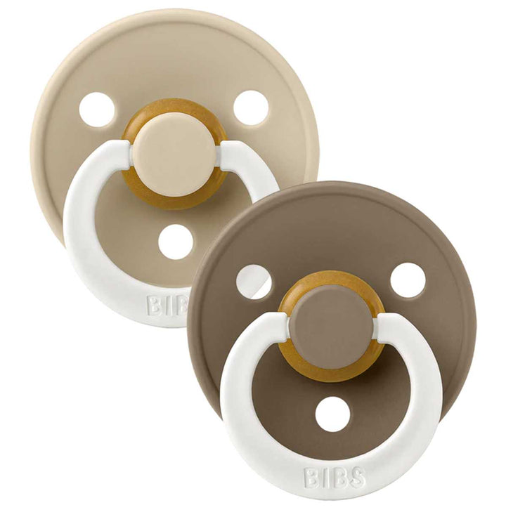 Blue Almonds Ltd Twin dummy pack - ivory/ sage BIBS Pacifiers