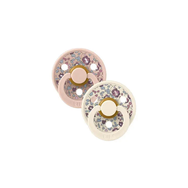 Blue Almonds Ltd Twin dummy BIBS X LIBERTY  - 2 Pack - Blush Mix - Eloise BIBS Pacifiers