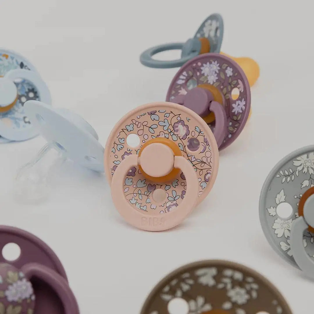 Blue Almonds Ltd Twin dummy BIBS X LIBERTY  - 2 Pack - Blush Mix - Eloise BIBS Pacifiers
