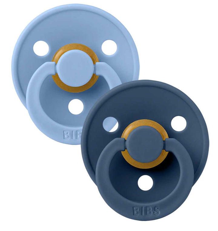Blue Almonds Ltd Twin dummy pack - sky blue/ baby blue BIBS Pacifiers
