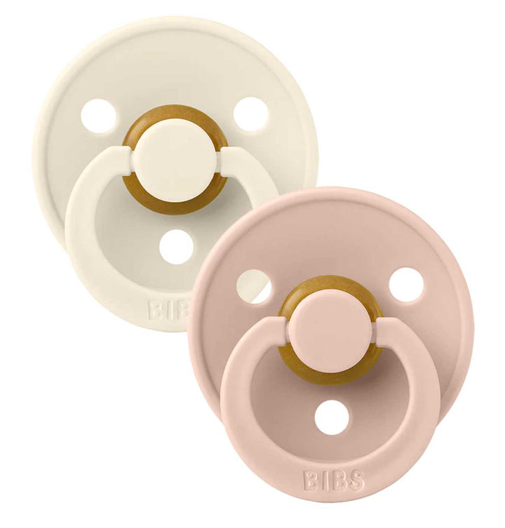 Blue Almonds Ltd Twin dummy pack - haze/ blossom BIBS Pacifiers